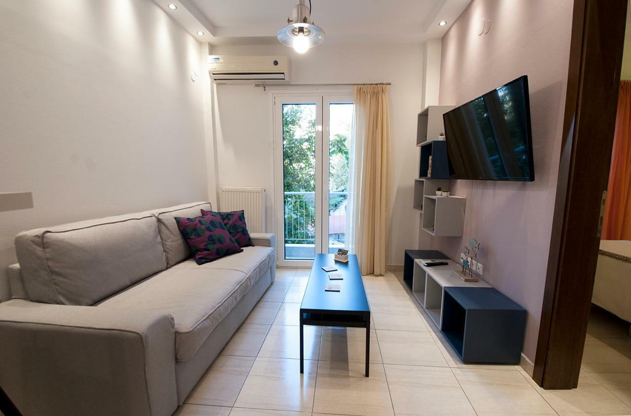 Ferienwohnung Smart Living Flat, Melenikou Thessaloniki Exterior foto